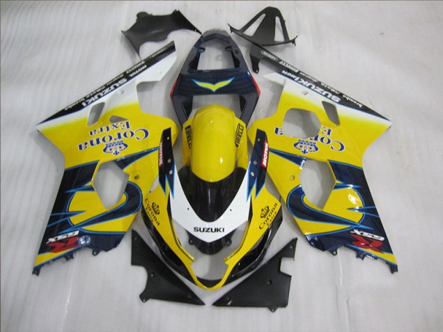 Amarillo Azul Corona Extra Kit Completo Carenado GSXR 600 K4 04-05