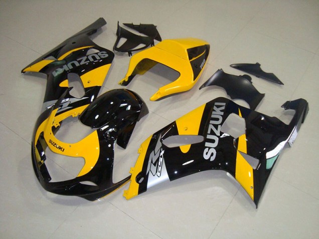 Amarillo Negro Carenado GSXR 750 K1 K2 K3 01-03