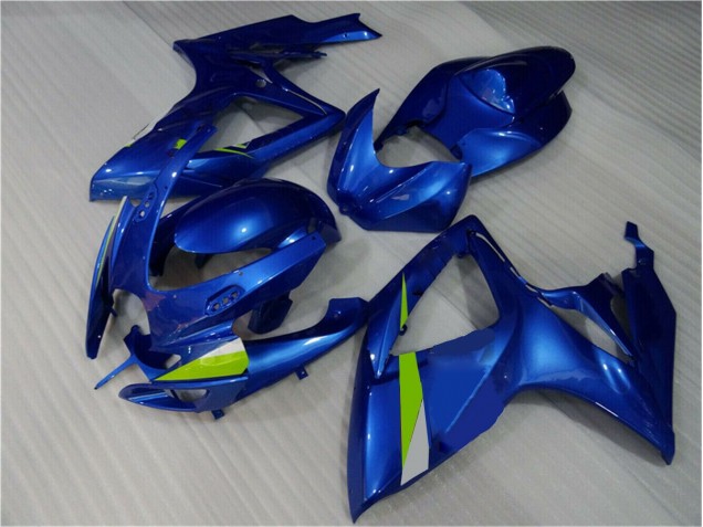 Azul ABS Plástico GSXR 600 / 750 K6 06-07