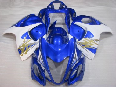 Azul Blanco ABS Kits Carenado GSXR 1300 Hayabusa 08-19