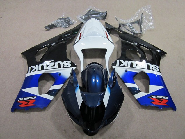 Azul Blanco Calcomanía Kit Carenado GSXR 1000 K3 03-04