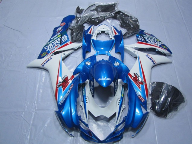 Azul Blanco Carenado GSXR 600 K11 11-21