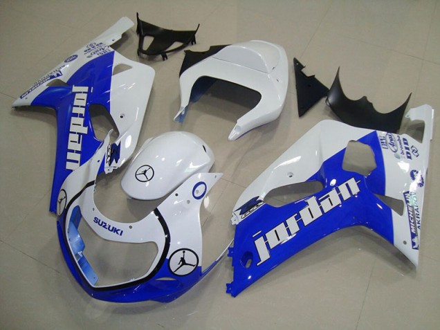 Azul Blanco Jordan Carenado GSXR 750 K1 K2 K3 01-03