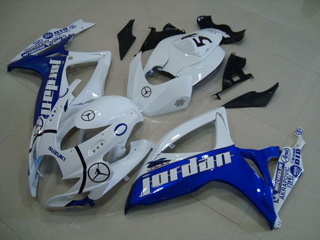 Azul Blanco Jordan Carenado GSXR 750 K6 06-07