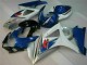 Azul Blanco Kit Carenado ABS Completo GSXR 1000 K7 07-08