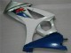 Azul Blanco Kit Carenado ABS Completo GSXR 1000 K7 07-08