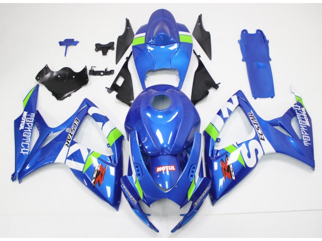 Azul Blanco Kit Carenado GSXR 600 / 750 K6 06-07