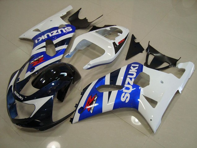 Azul Blanco Kit Carenado GSXR 750 K1 K2 K3 01-03