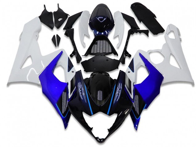 Azul Blanco Kits ABS Carenado GSXR 1000 K5 05-06