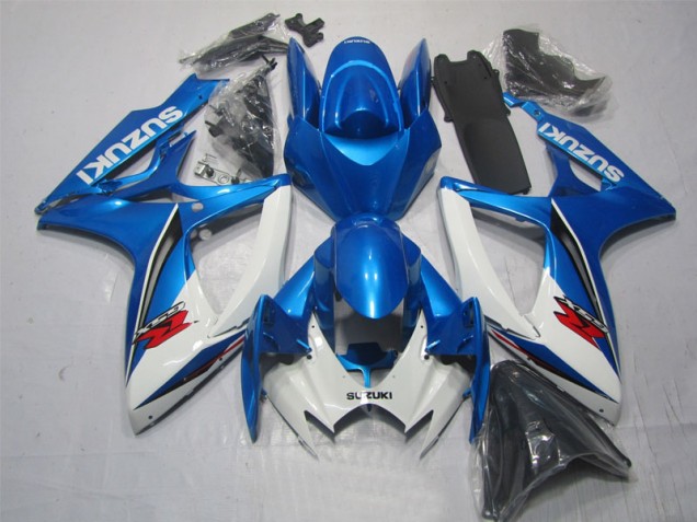 Azul Blanco Kits Carenado GSXR 600 K6 06-07