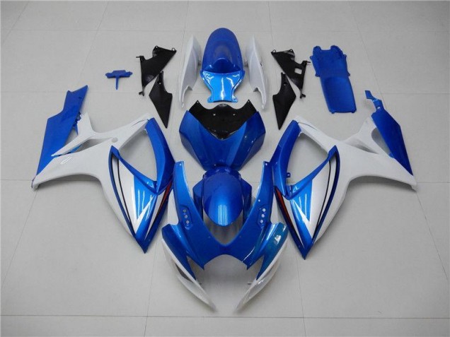 Azul Blanco Kits Completo Carenado ABS GSXR 600 / 750 K6 06-07