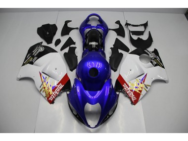 Azul Blanco Kits Completo Carenado GSXR 1300 Hayabusa 96-07