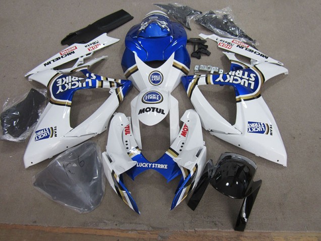 Azul Blanco Lucky Strike Motul Carenado GSXR 750 K6 06-07