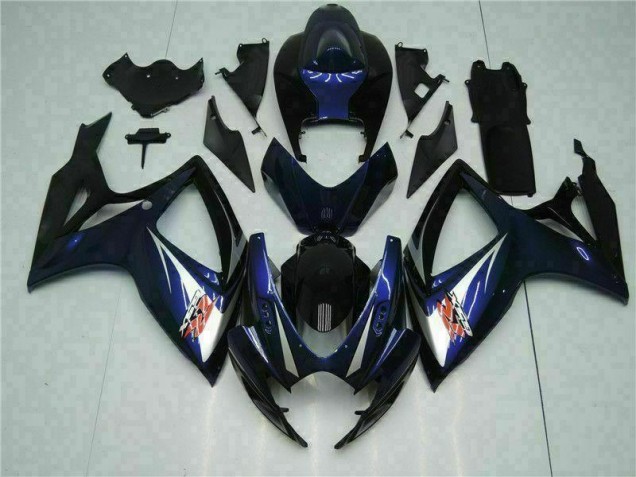 Azul Negro Kit Carenado ABS Completo GSXR 600 / 750 K6 06-07