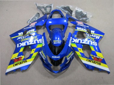 Azul Telefunica Movistar Carenado GSXR 600 K1 K2 K3 01-03