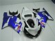 Blanco Azul Carenado GSXR 600 / 750 K1 K2 K3 01-03