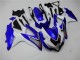 Blanco Azul Kit Completo Carenado GSXR 600 / 750 K8 08-10