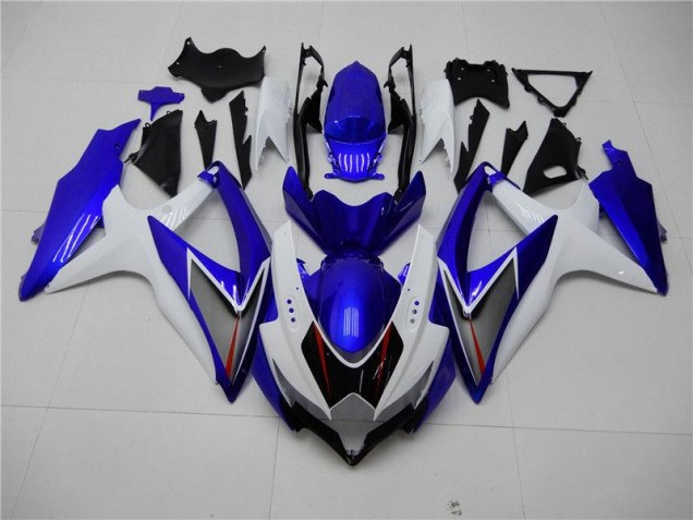 Blanco Azul Kit Completo Carenado GSXR 600 / 750 K8 08-10