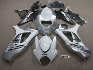 Blanco Plata Carenado GSXR 1000 K7 07-08