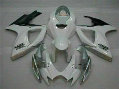 Blanco Plata Plástica GSXR 600 / 750 K6 06-07