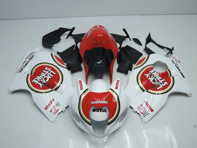 Blanco Rojo Lucky Strike Motul Carenado GSXR 1300 Hayabusa 96-07