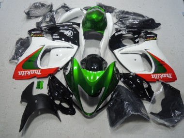 Blanco Verde Makita Carenado GSXR 1300 Hayabusa 08-19