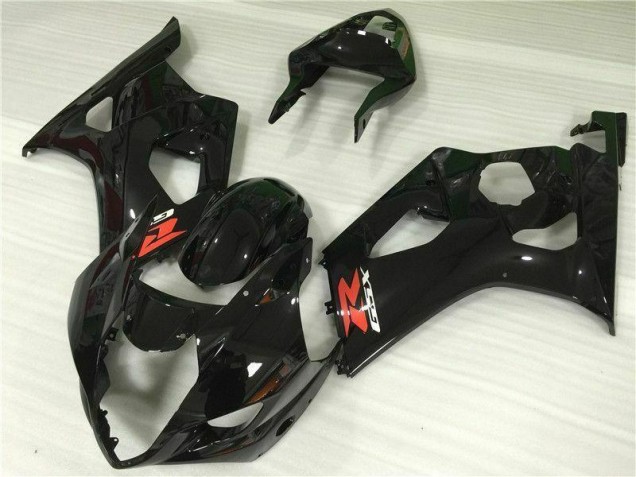 Brillante Negro ABS Carenado GSXR 1000 K3 03-04