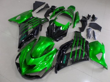 Caramelo Verde & Negro Carenado ZX14R ZZR 1400 12-21