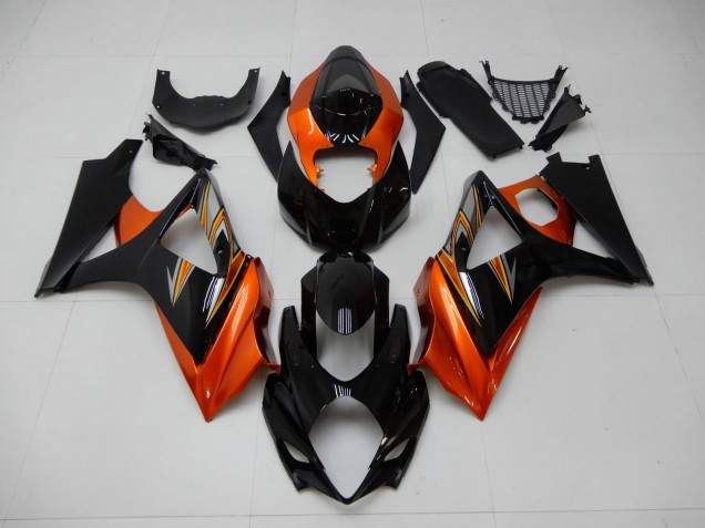 Naranja Negro Carenado GSXR 1000 K7 07-08