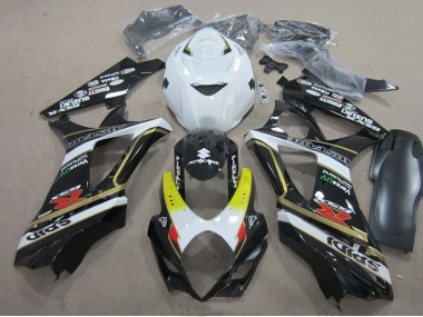 Negro Blanco Carenado GSXR 1000 K7 07-08