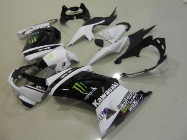 Negro Blanco Monster Kits ABS Carenado ZX 250R 08-12