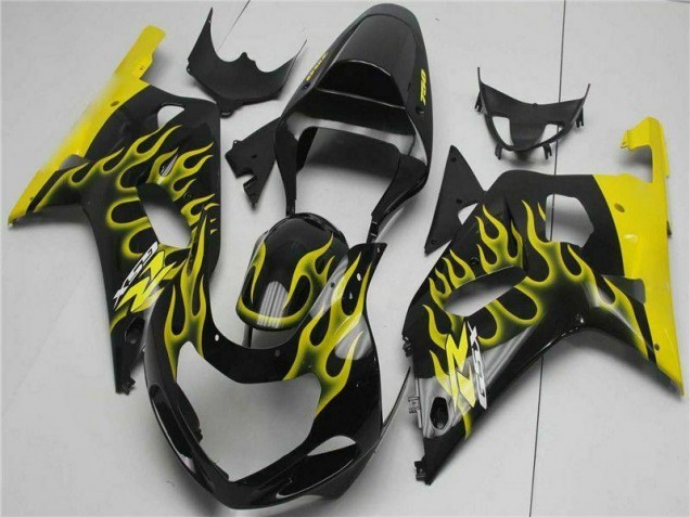 Negro Kits Carenado GSXR 600 / 750 K1 K2 K3 01-03