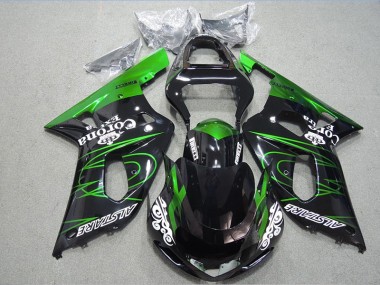 Negro Verde Corona Extra Carenado GSXR 600 K1 K2 K3 01-03